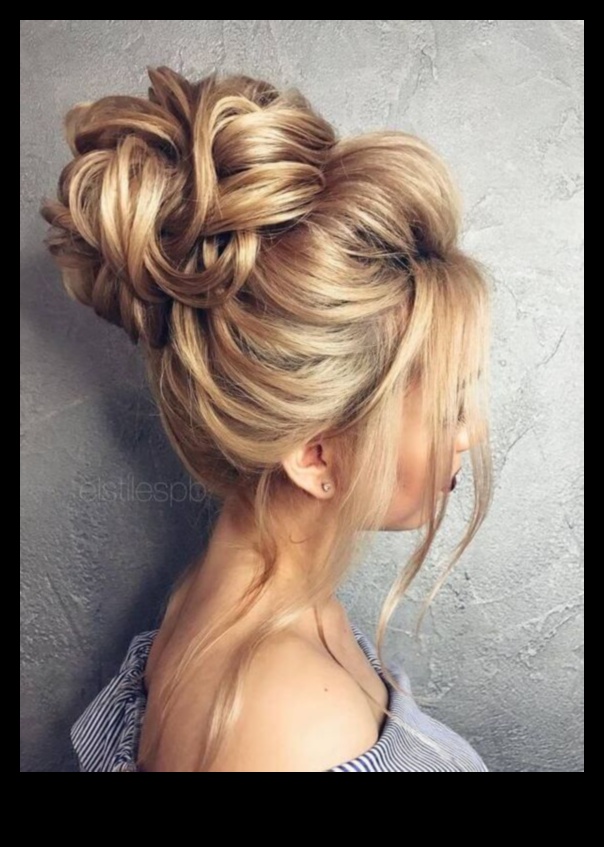 Messy Bun Magic: Updos fără efort și elegant pentru brunetă