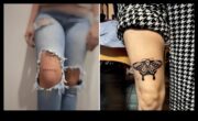 Pânză expresivă Tatuaje îndrăznețe pe picioare pentru a vă ridica stilul