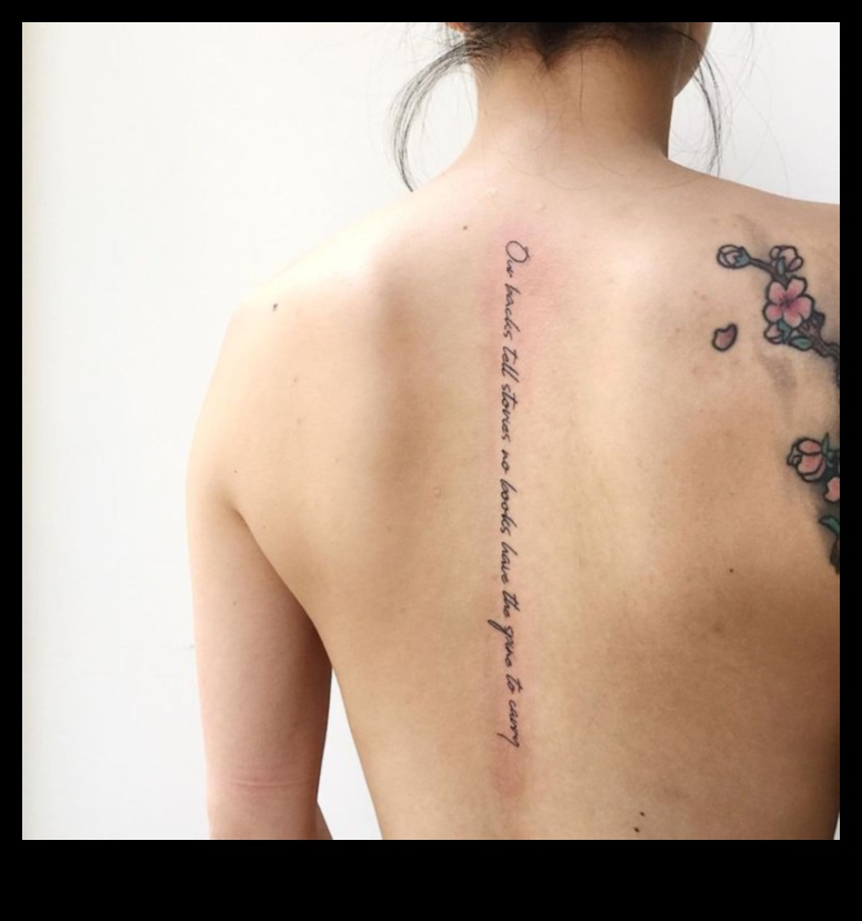 Dincolo de coloana vertebrală: Explorați lumea declarației epice Back Tattoo Stories